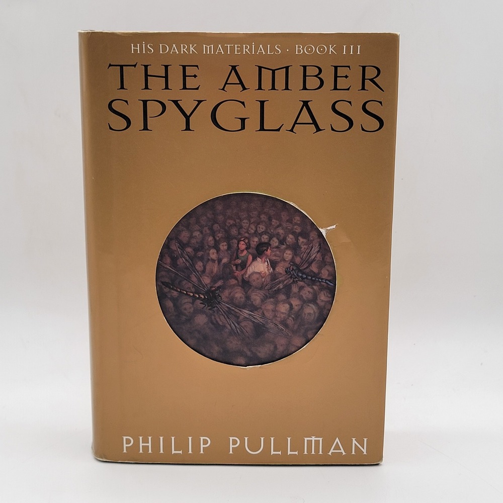 Philip Pullman The Amber Spyglass HC 1st/1st Signed & Inscribed Good